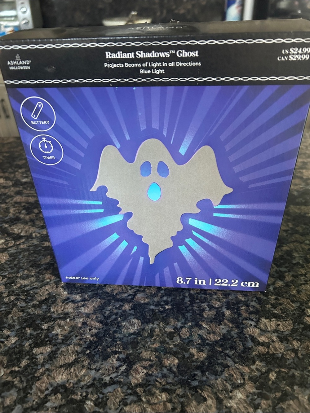 ASHLAND RADIANT SHADOWS GHOST BLUE LIGHR 8.7" NWT